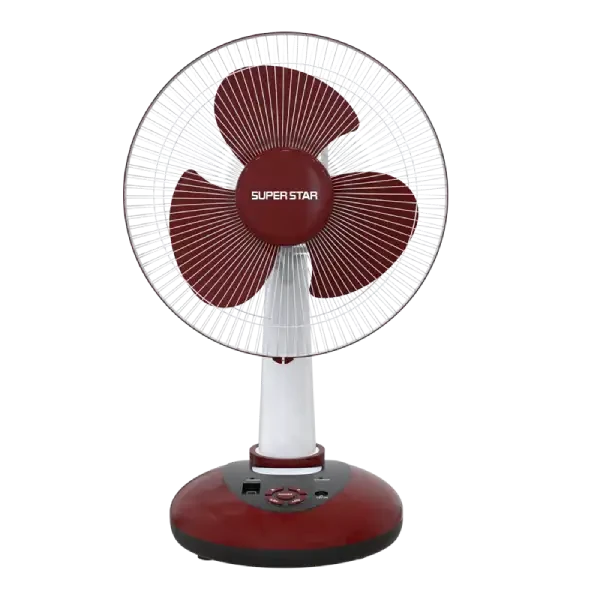 Super Star Rechargeable Table Fan