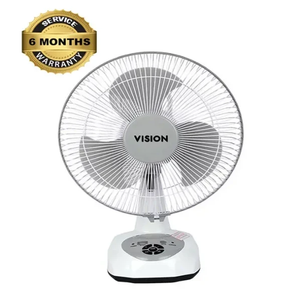 Vision Rechargeable Table Fan 12 Inch